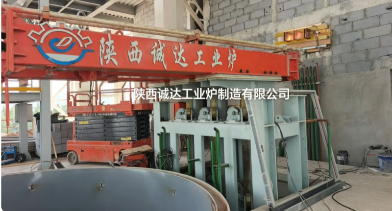 深耕陜內(nèi)市場(chǎng)，誠(chéng)達(dá)熱熔渣保溫爐韓城安裝工作有序推進(jìn)